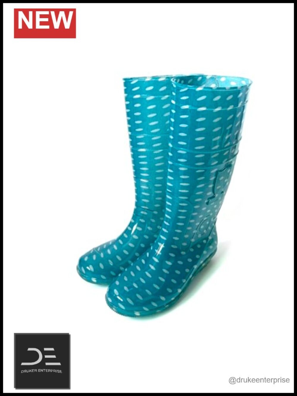 Plus Size Waterproof Rain Boots for Women Wide Calf Anti-Slip Sole All-Weather